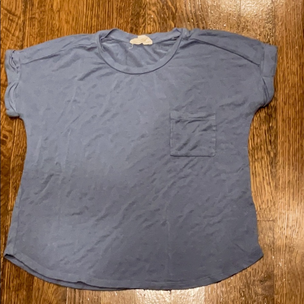 blue shirt